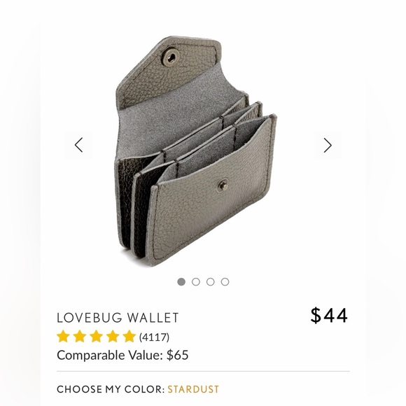 Portland Leather Lovebug Plus Wallet in Stardust 🎇 - Picture 7 of 7